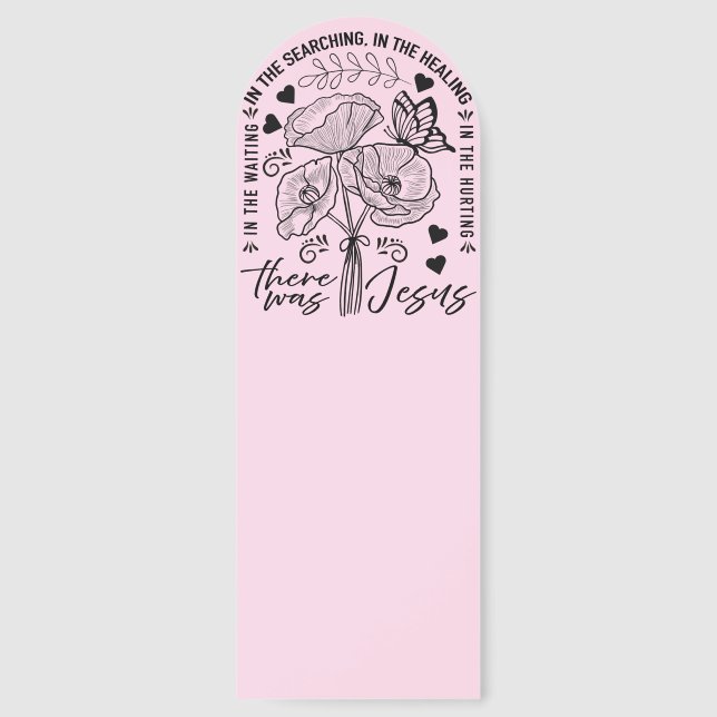 There was Jesus Bookmarks (Front)