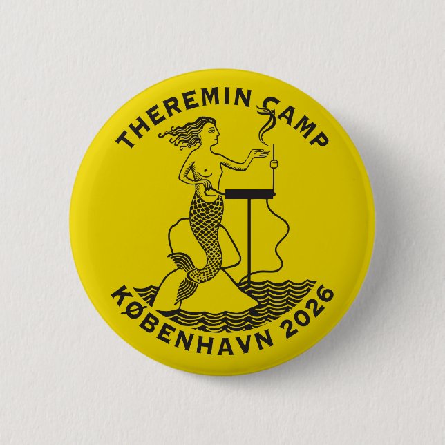 Therelympic Mermaid Medal Button (Front)