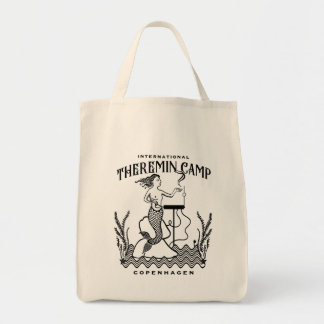 Theremin Camp grocery tote Bag