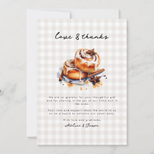 There's a Bun in the Oven Neutral Baby Shower  Invitation