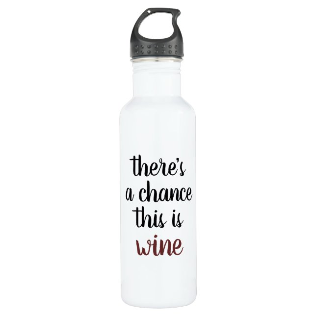 There's a chance this is Wine Stainless Steel Water Bottle (Front)