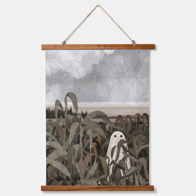 There's A Ghost In The Cornfield Again... Hanging Tapestry (Front)