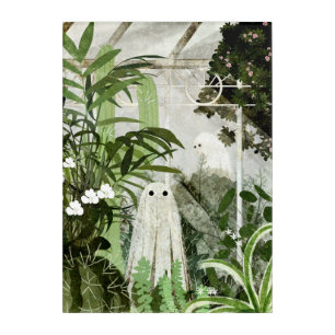There's A Ghost In The Greenhouse Again... Acrylic Print