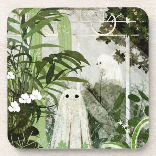 There's A Ghost In The Greenhouse Again... Beverage Coaster