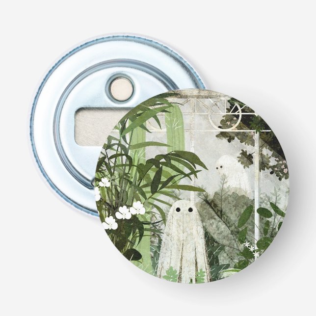 There's A Ghost In The Greenhouse Again... Bottle Opener (Front)