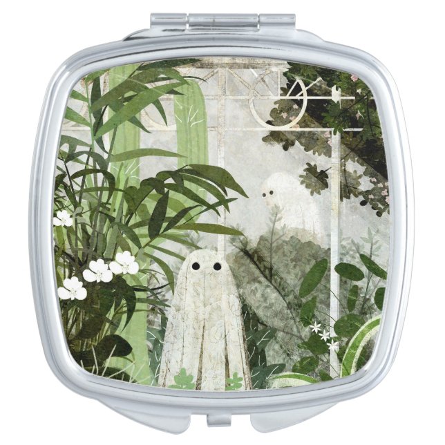 There's A Ghost In The Greenhouse Again... Compact Mirror (Front)