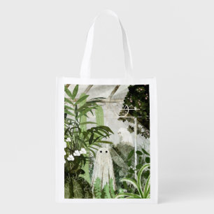 There's A Ghost In The Greenhouse Again... Grocery Bag