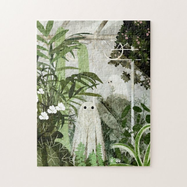 There's A Ghost In The Greenhouse Again... Jigsaw Puzzle (Vertical)