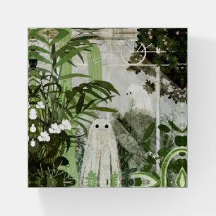 There's A Ghost In The Greenhouse Again... Paperweight