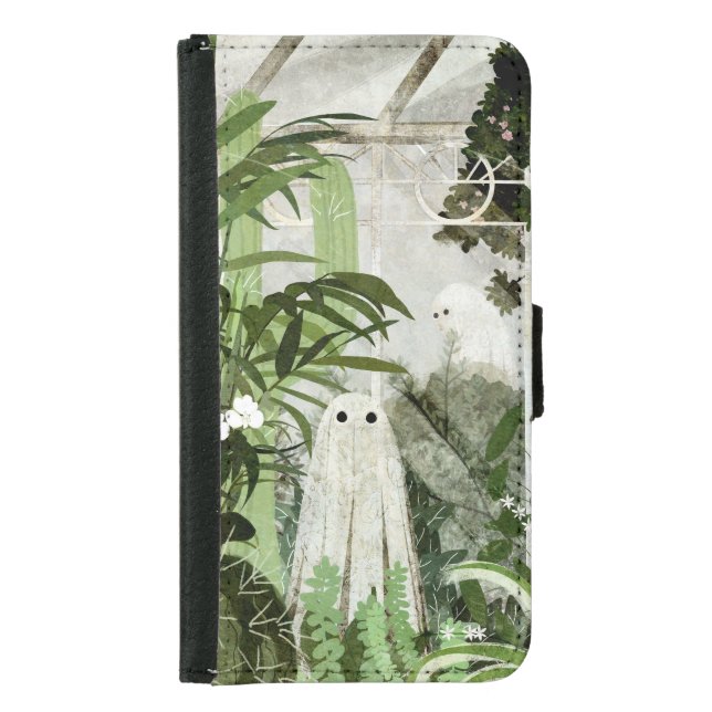 There's A Ghost In The Greenhouse Again... Samsung Galaxy Wallet Case (Front)