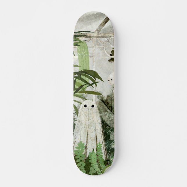 There's A Ghost In The Greenhouse Again... Skateboard (Front)