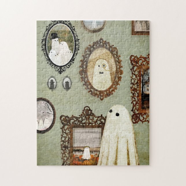 There's A Ghost In The Portrait Gallery Jigsaw Puzzle (Vertical)