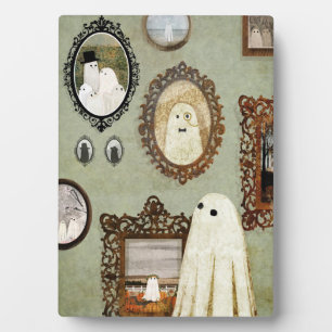 There's A Ghost In The Portrait Gallery Plaque