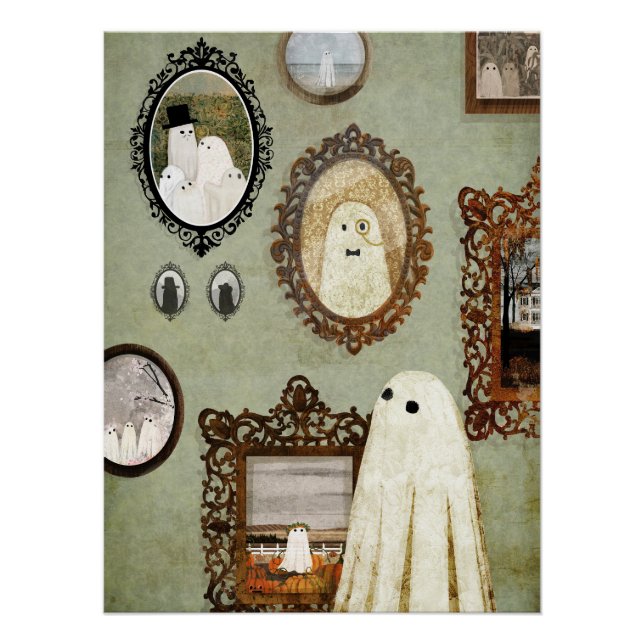 There's A Ghost In The Portrait Gallery Poster (Front)