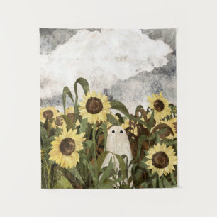 There's a ghost in the sunflower field again... tapestry