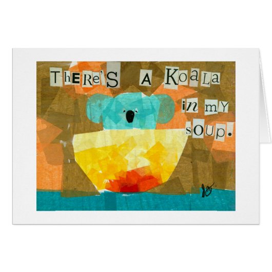 There's a Koala in my Soup. Cards (Front Horizontal)