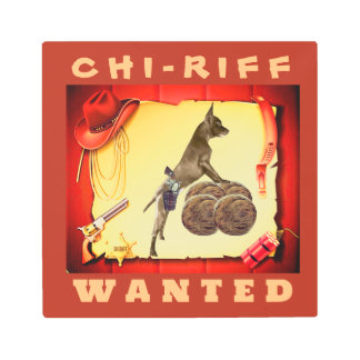 There's a New "Chi-Riff" in town Metal Print