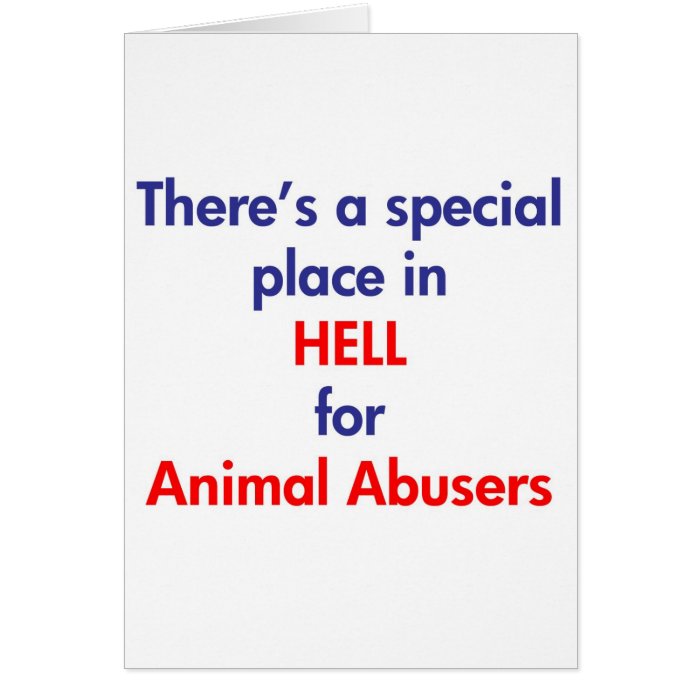 There's A Special Place In Hell Greeting Cards