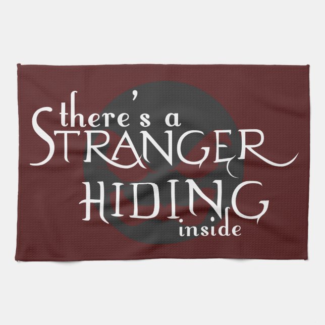 There's A Stranger Towel (Horizontal)