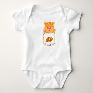 There's a Tiger in My Pocket Baby Bodysuit