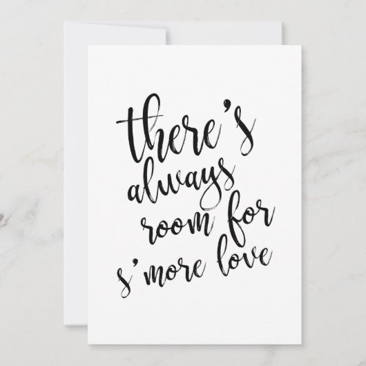 There's always room for s'more affordable sign (Front)