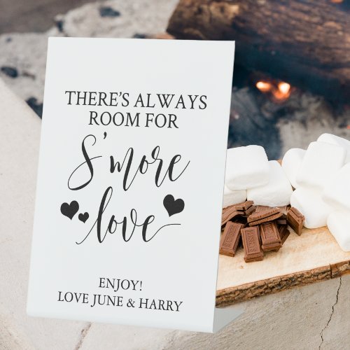 Theres Always Room For Smore Love Wedding Pedestal Sign