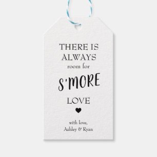 There's always room for S'mores Gift favor Gift Tags