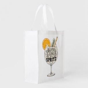 There's Always Time for a Spritz Grocery Bag