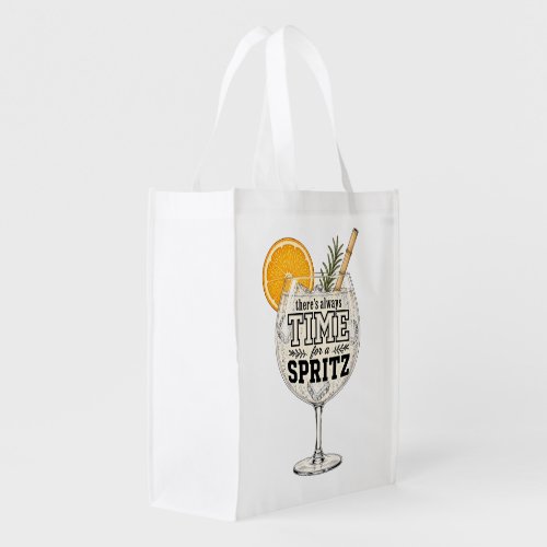 There's Always Time for a Spritz Grocery Bag