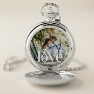 There's always time for our LOVE photo Pocket Watch