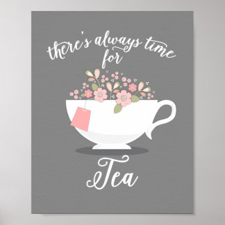 Tea Time Art & Framed Artwork | Zazzle