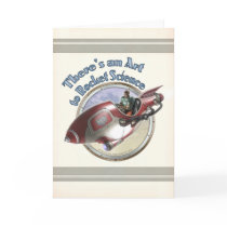 There's an Art to Rocket Science Greeting Card