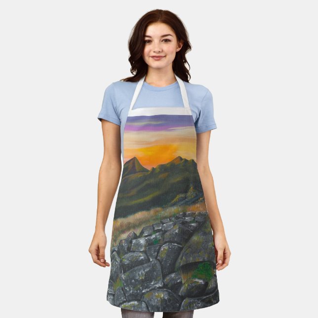 There's Fire in the Sky Apron (Worn)