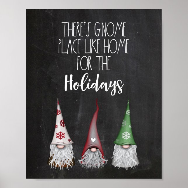 There's Gnome Place Like Home For the Holidays Poster (Front)