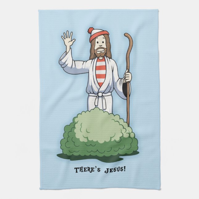 There's Jesus! Towel (Vertical)