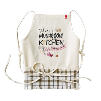 There's mushroom for romance in the kitchen Apron