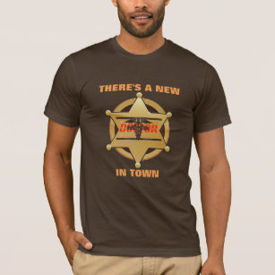 there's new doctor in town sheriff med pun shirt