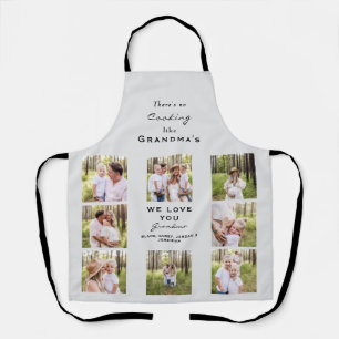 There's No Cooking Like Grandma's Collage Photo Apron