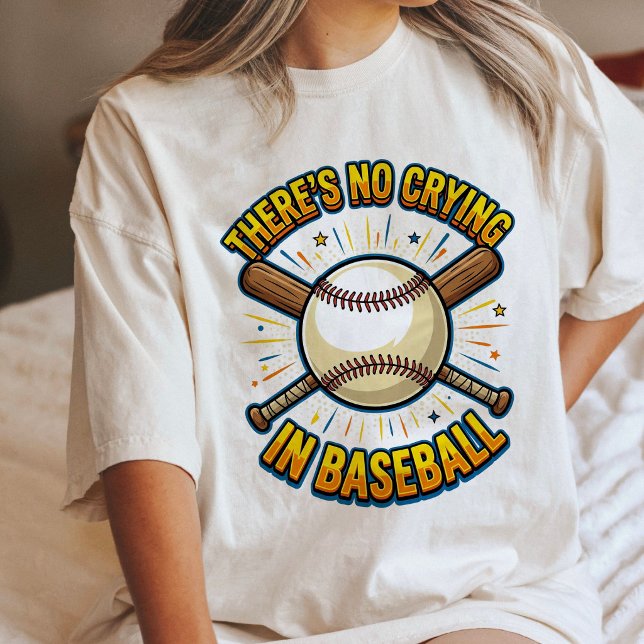 There'S No Crying In Baseball Quote Tri-Blend Shirt (Creator Uploaded)