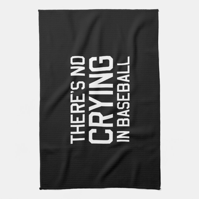 There's No Crying in Baseball Towel (Vertical)
