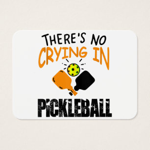 Theres No Crying in Pickleball funny gift 