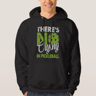 There's No Crying In Pickleball Retro Vintage 5 Hoodie
