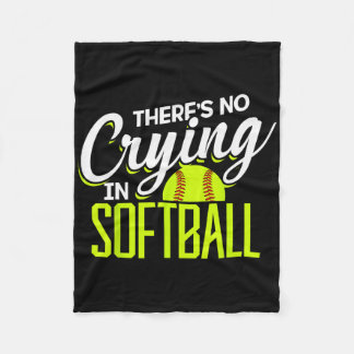 There's No Crying In Softll Coaches No Crying In S Fleece Blanket