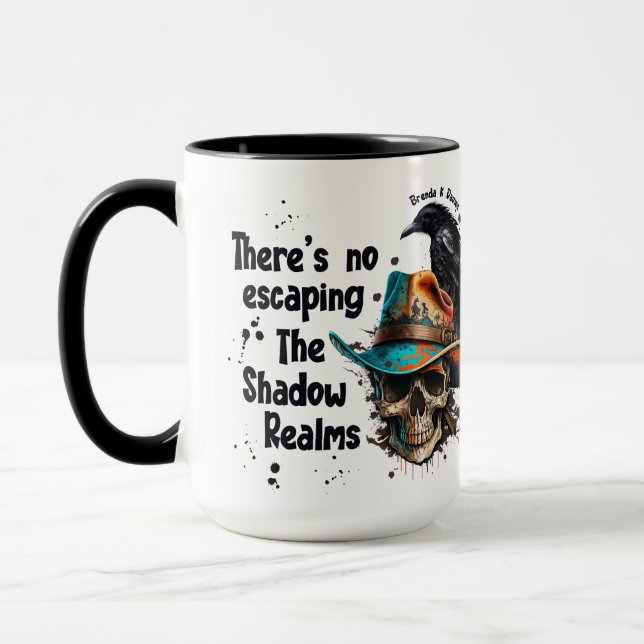 There's No Escaping Brenda K Davies Shadow Realms Mug (Left)