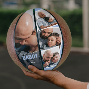 'There's No One Quite Like Daddy' Photo Collage Basketball