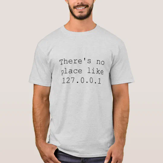 Theres No Place Like 127.0.0.1 Geek Kids T-Shirt 