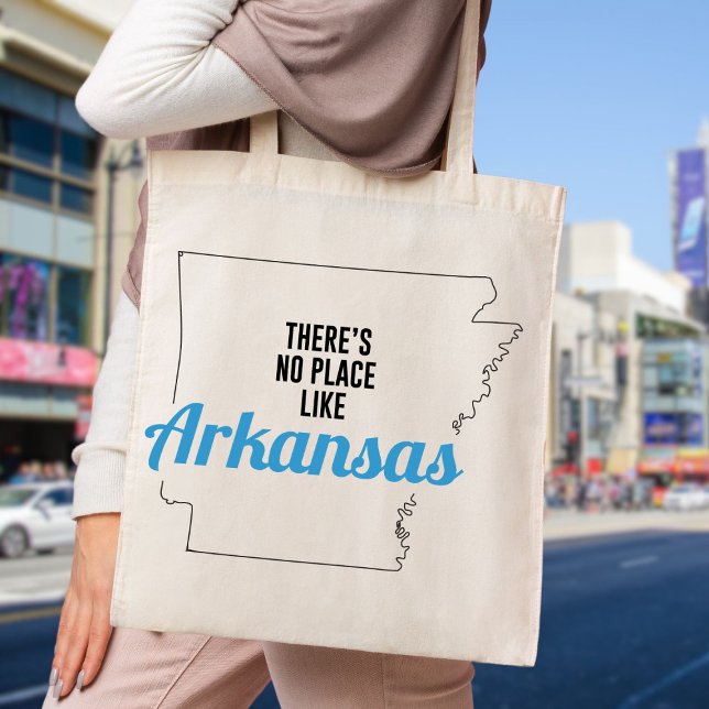 There's No Place Like Arkansas, Tote Bag, Mom Gift (Creator Uploaded)