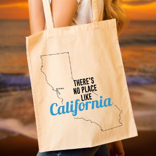 There's No Place Like California Tote Bag Mom Gift