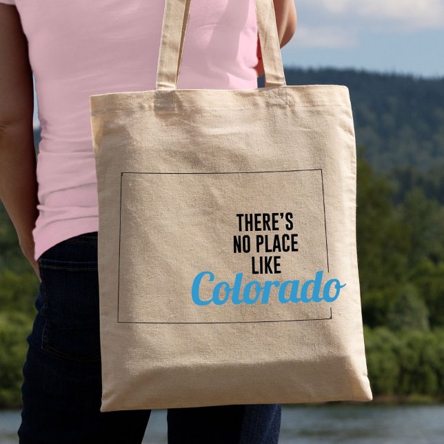 There's No Place Like Colorado Tote Bag, Mom Gift (Creator Uploaded)