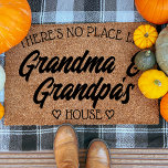 There's No Place Like Grandma and Grandpa's House Fiber Doormat<br><div class="desc">Make every visit to Grandma and Grandpa’s even more special with the There's No Place Like Grandma and Grandpa's House Doormat. This personalized doormat is a charming tribute to the warmth, love, and memories created at their home. Perfect for the front porch, it offers a heartfelt message that family and...</div>